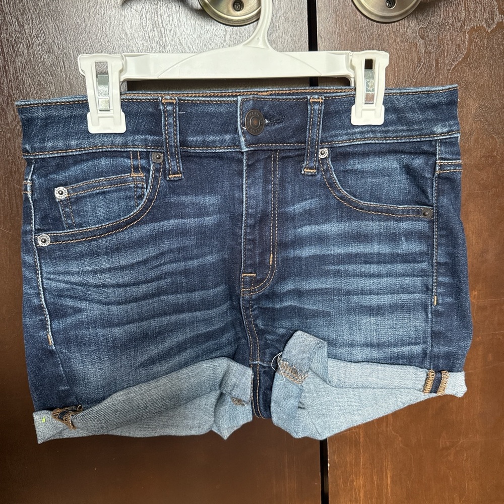 American Eagle Outfitters Dark Blue Jean Shorts